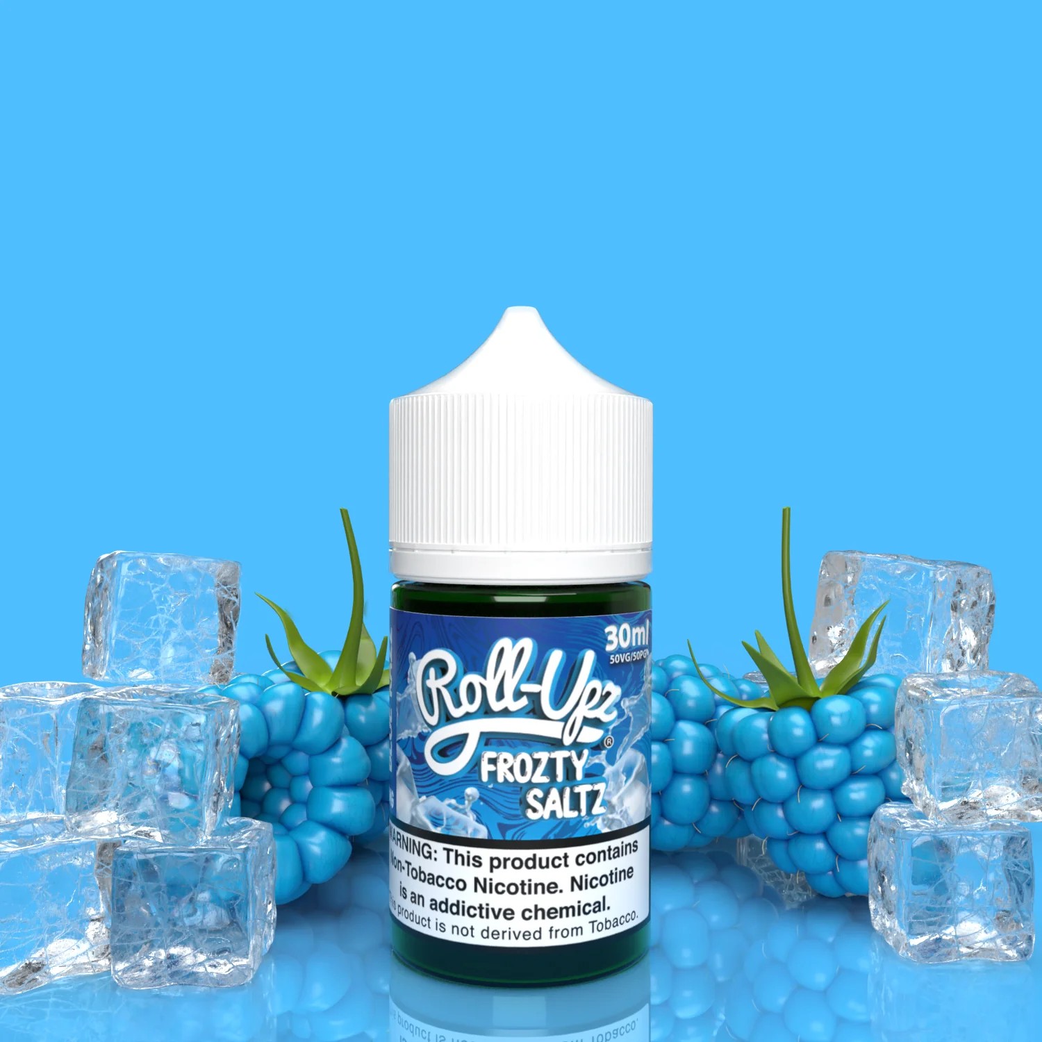 Juice Roll Upz Salt Series E-Liquid 30mL - Salt Nic - Grape Frozty TF-Nic, 50mg